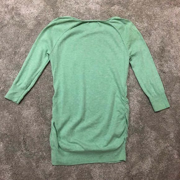 Motherhood Maternity 3/4 Sleeve Sweater Shirt Green - Picture 2 of 3